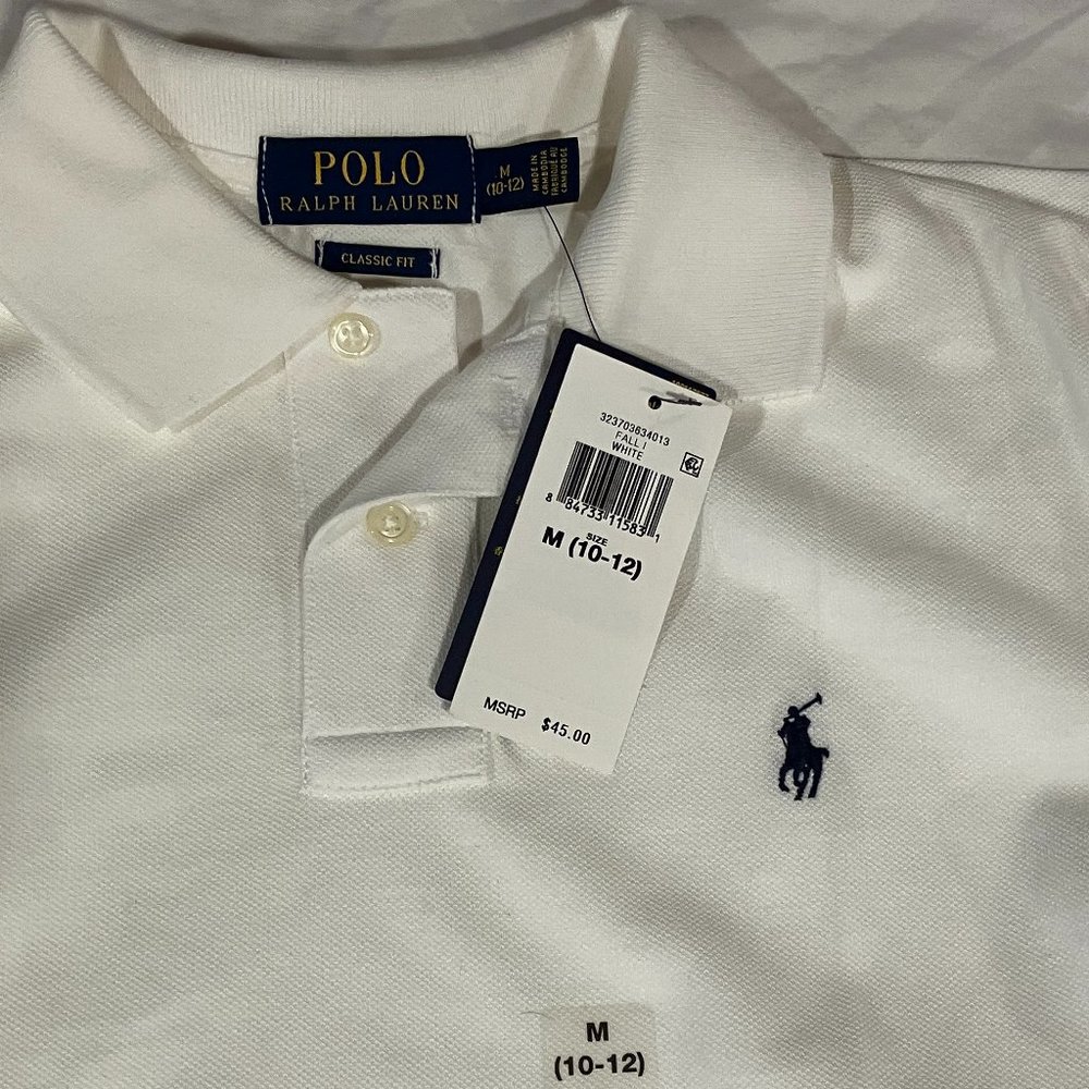 Ralph Lauren Classic Polo Long Sleeve Boys M